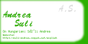 andrea suli business card